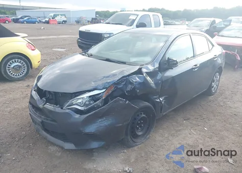 2014 Toyota Corolla Le z USA, uszkodzony, nr VIN 2T1BURHE0EC125577